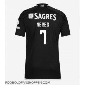 Benfica David Neres #7 Udebanetrøje 2023-24 Kortærmet